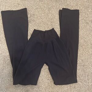 Alphalete Black High-Waisted Flare Pants